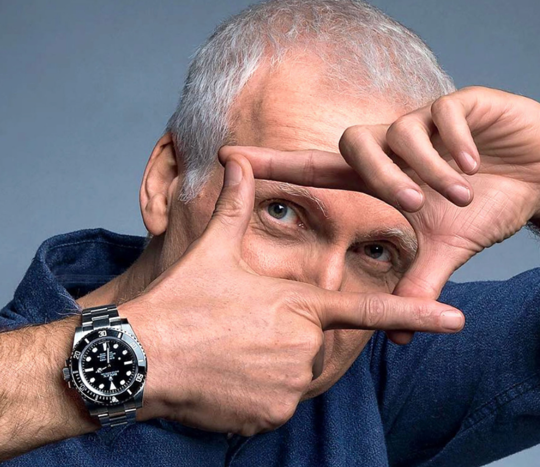 Director James Cameron and his Rolex watches