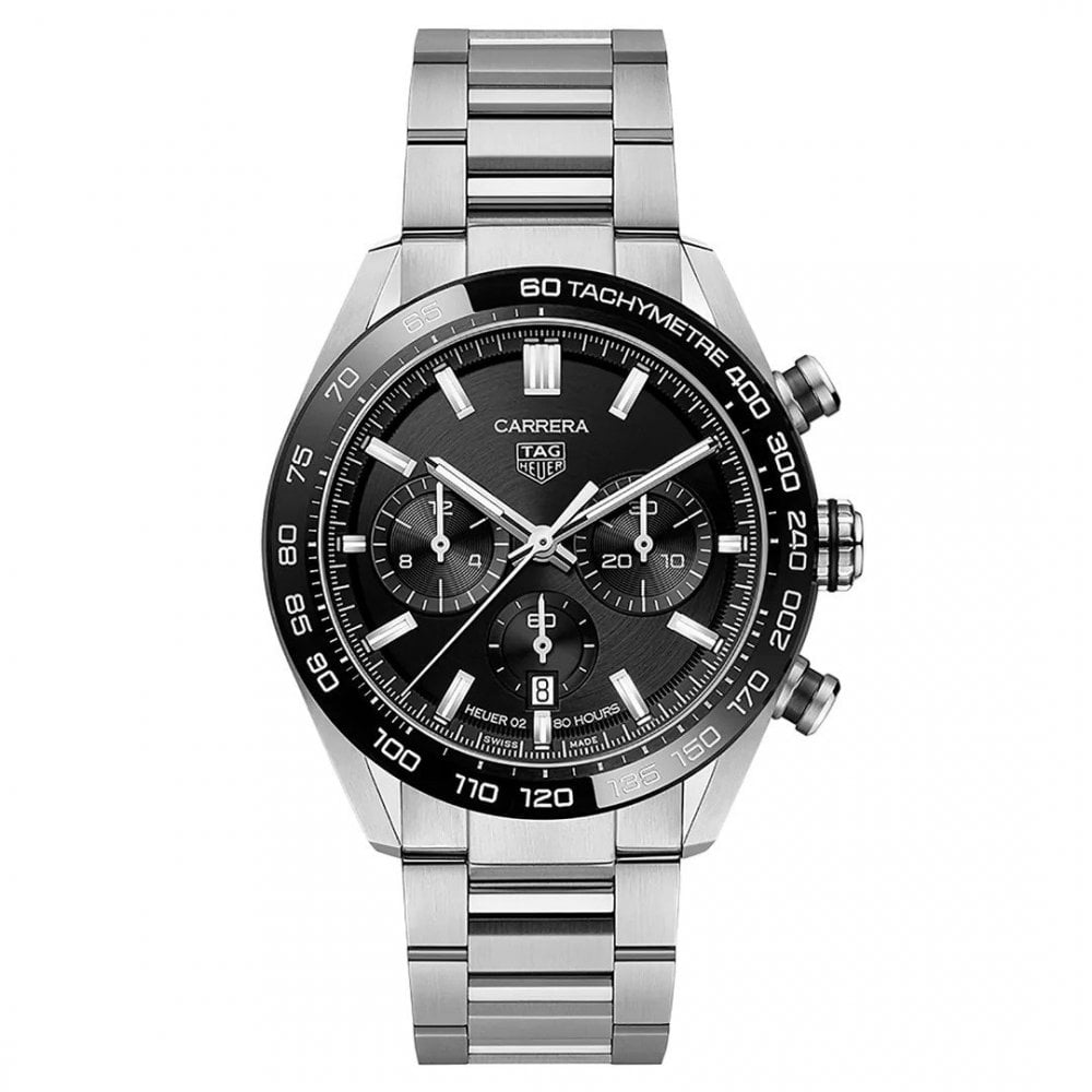 Carrera 44mm Chronograph Automatic Watch - Unworn with Box and Papers