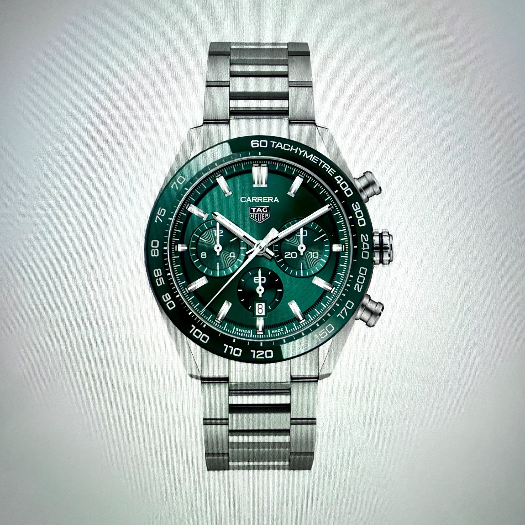 Carrera 44mm Chronograph Automatic Watch - Unworn with Box and Papers
