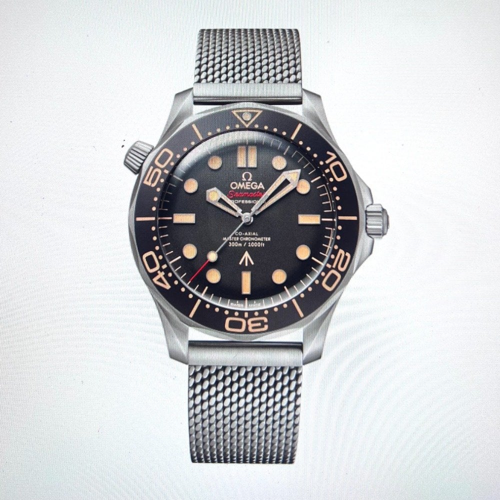 Seamaster 007 Edition Titanium Co-Axial Master Chronometer 42mm- Unworn with Box and Papers