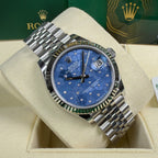 Datejust 31 Azzurro Floral Blue Diamonds - Box and Papers November 2024