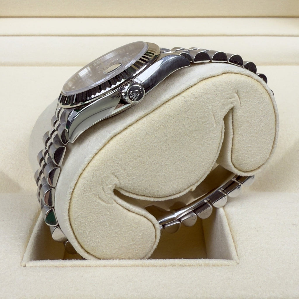 Datejust 31 Azzurro Floral Blue Diamonds - Box and Papers November 2024