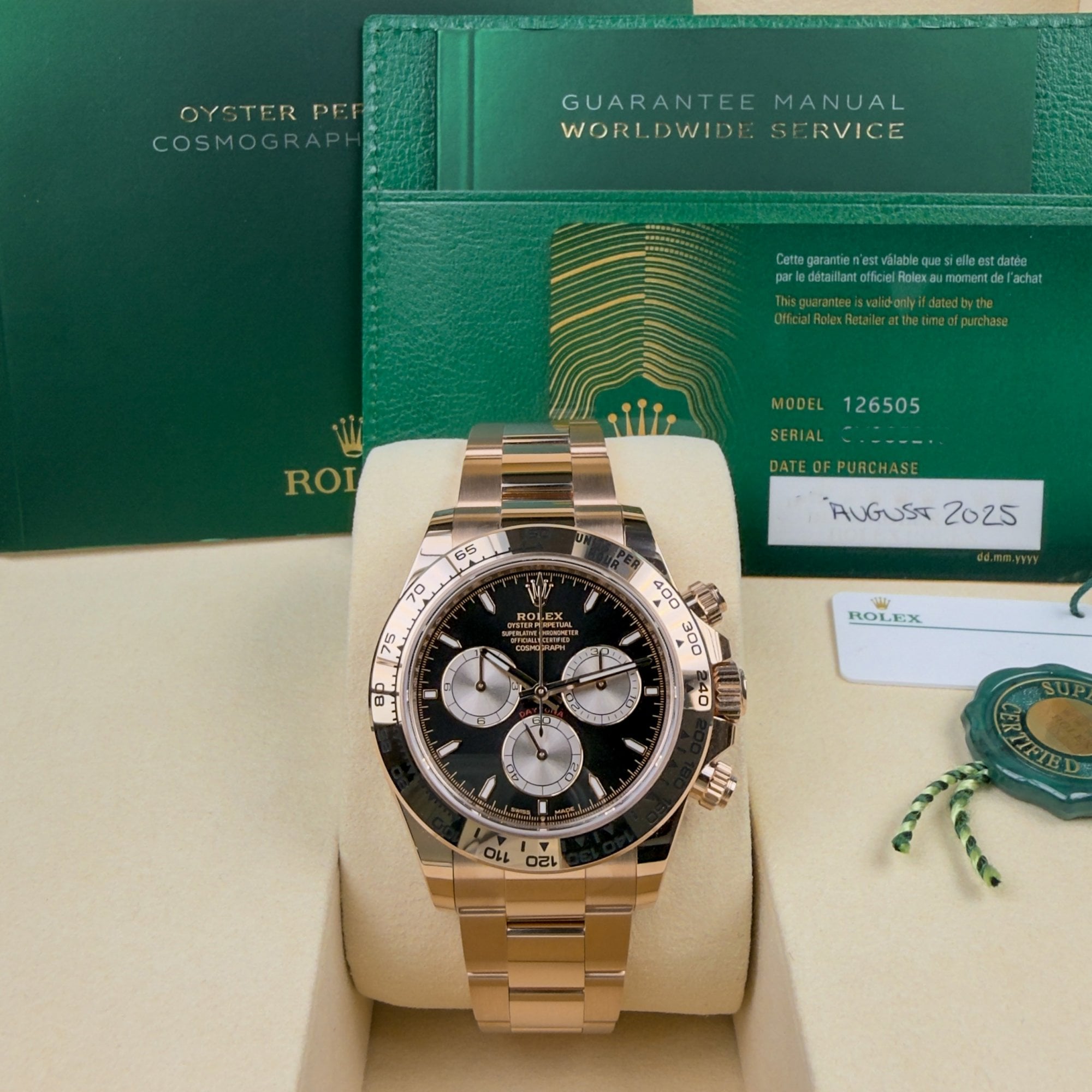 Cosmograph Daytona - Unworn with Box & Papers 2025