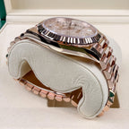 Day-Date 40 Everose Gold Diamond Paved - Unworn Box & Papers 2025