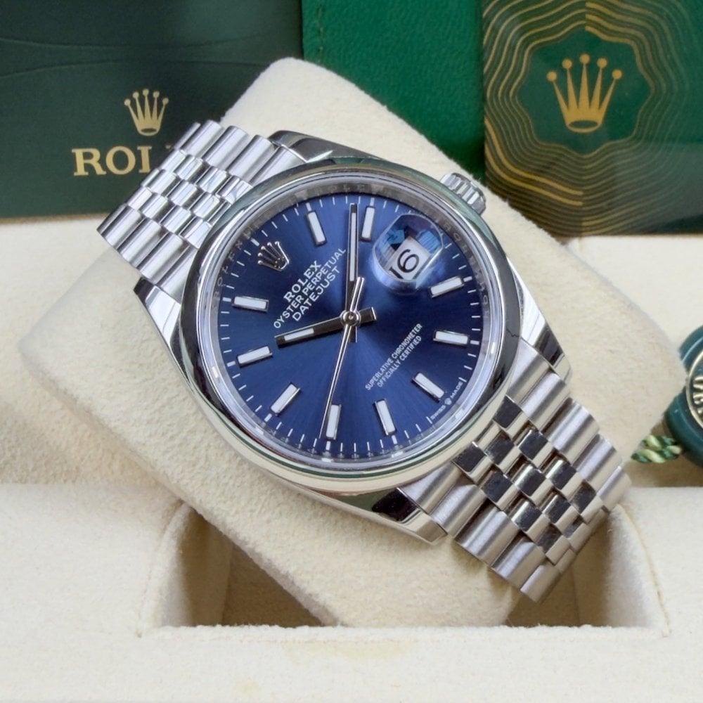Datejust 36 Blue - Box and Papers May 2024