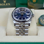 Datejust 36 Blue - Box and Papers May 2024