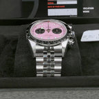 Black Bay Chrono Miami Pink Factory Stickers - Unworn with Box and Papers 2026