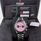Black Bay Chrono Miami Pink Factory Stickers - Unworn with Box and Papers 2026