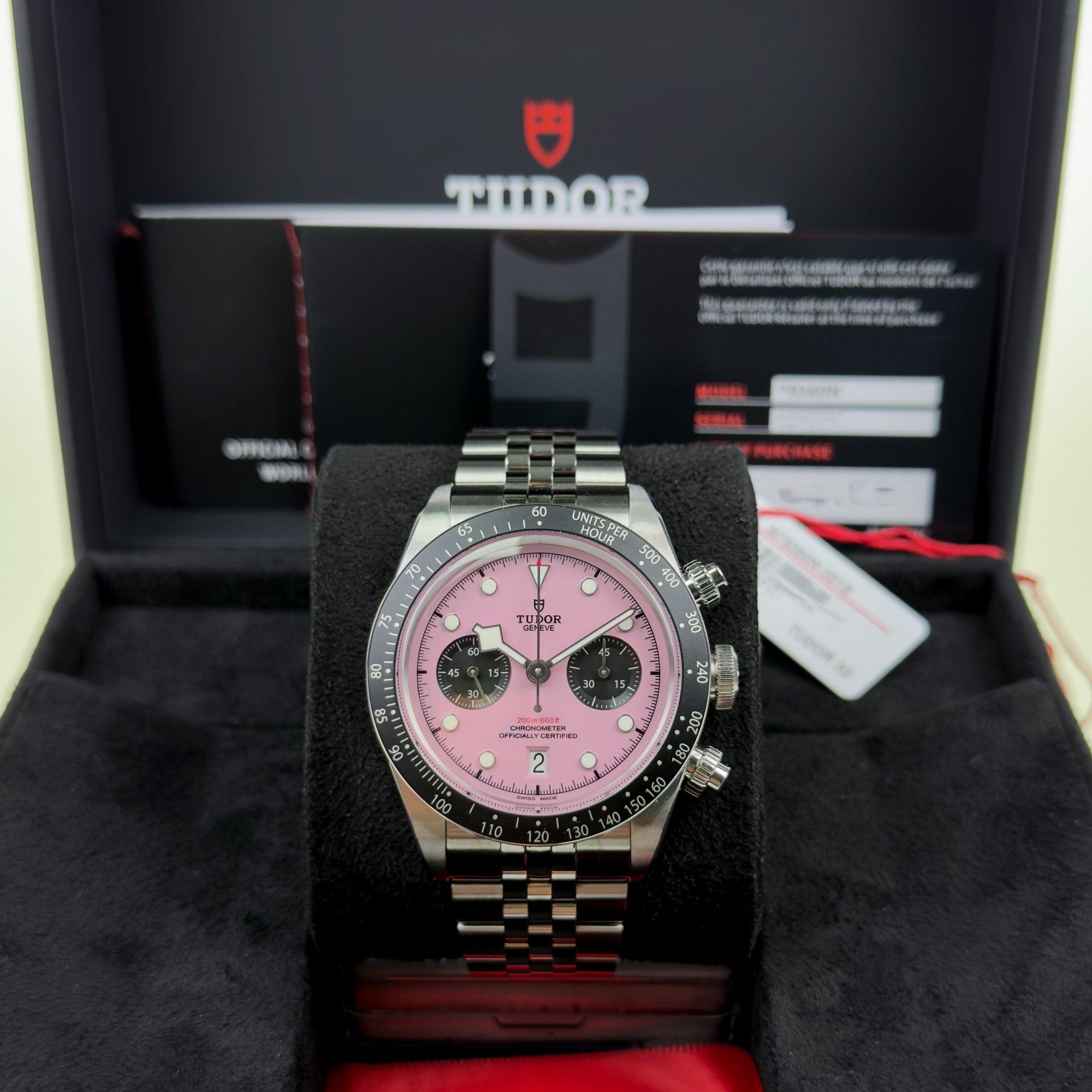 Black Bay Chrono Miami Pink - Unworn with Box and Papers 2026