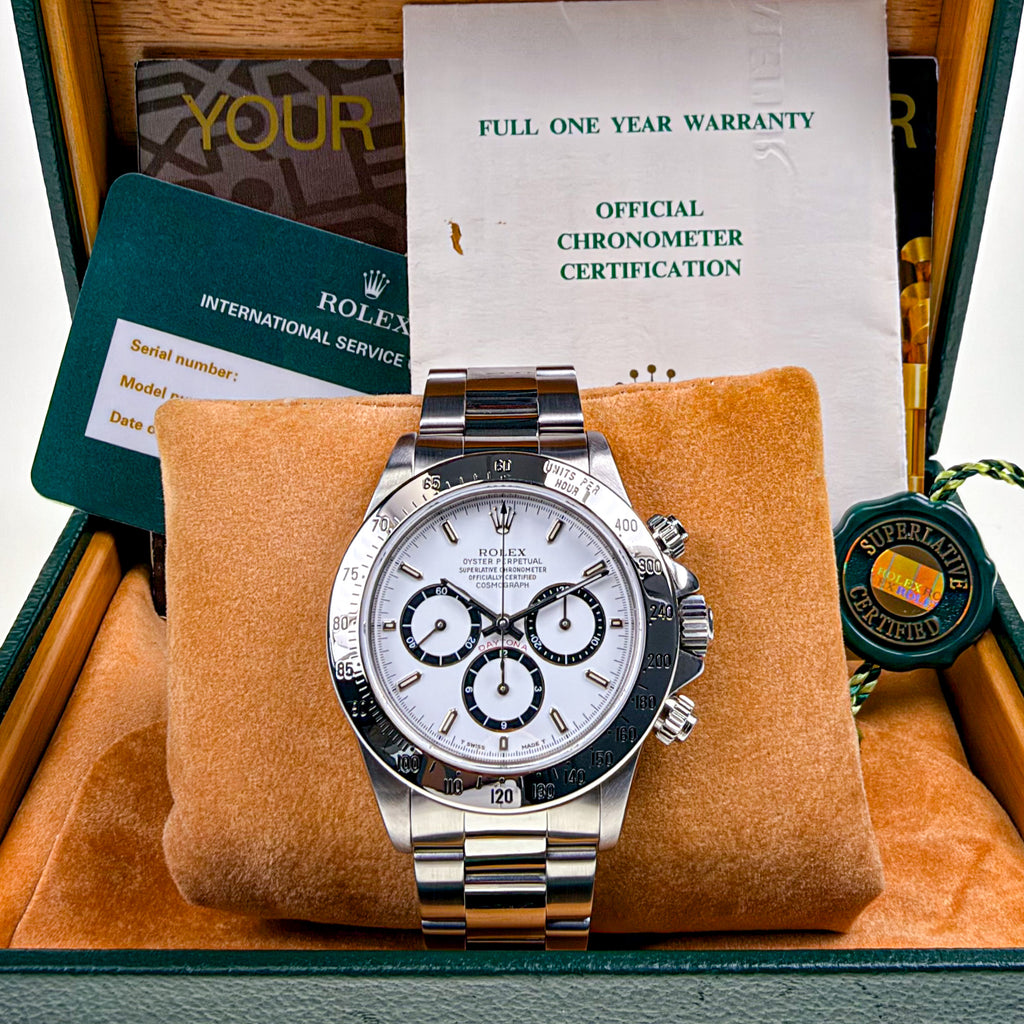 Rolex Cosmograph Daytona 'Zenith' White - Box & Papers (Fr)