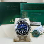 Rolex Sea Dweller Deep Sea D Blue - Box and Papers February 2021
