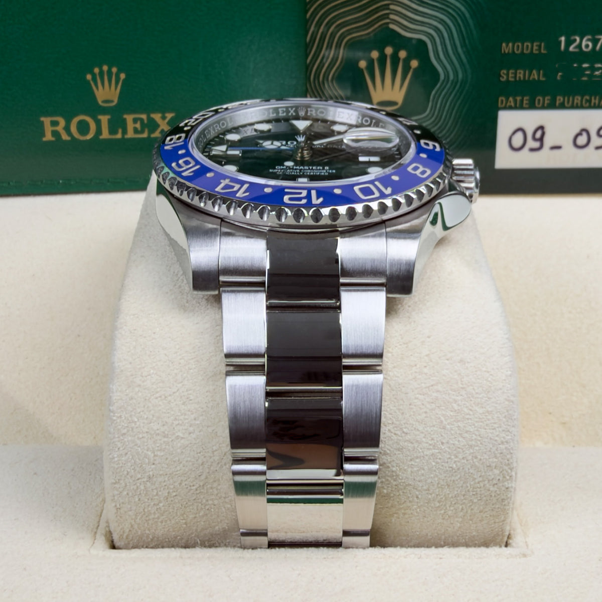 Rolex GMT Master II Batman - Box and Papers September 2021