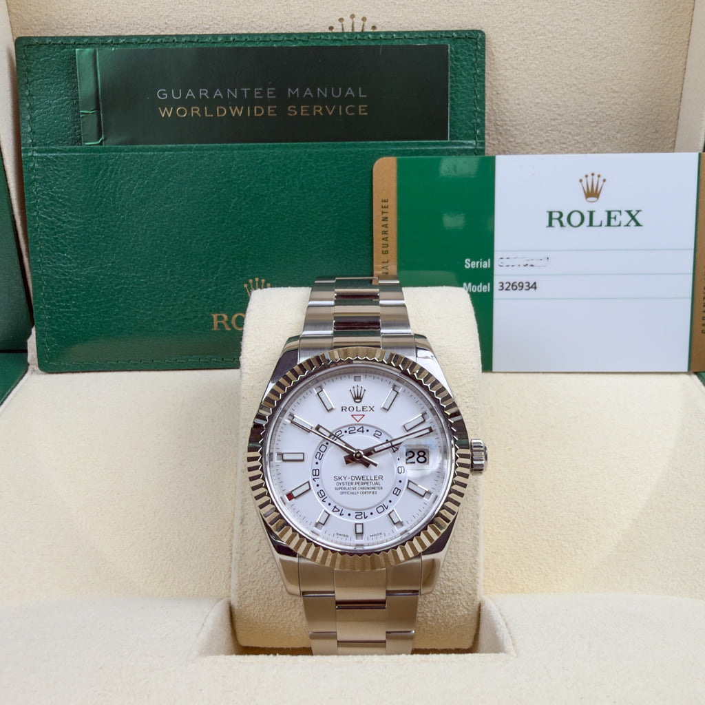 Rolex Sky Dweller - Box and Papers February 2018