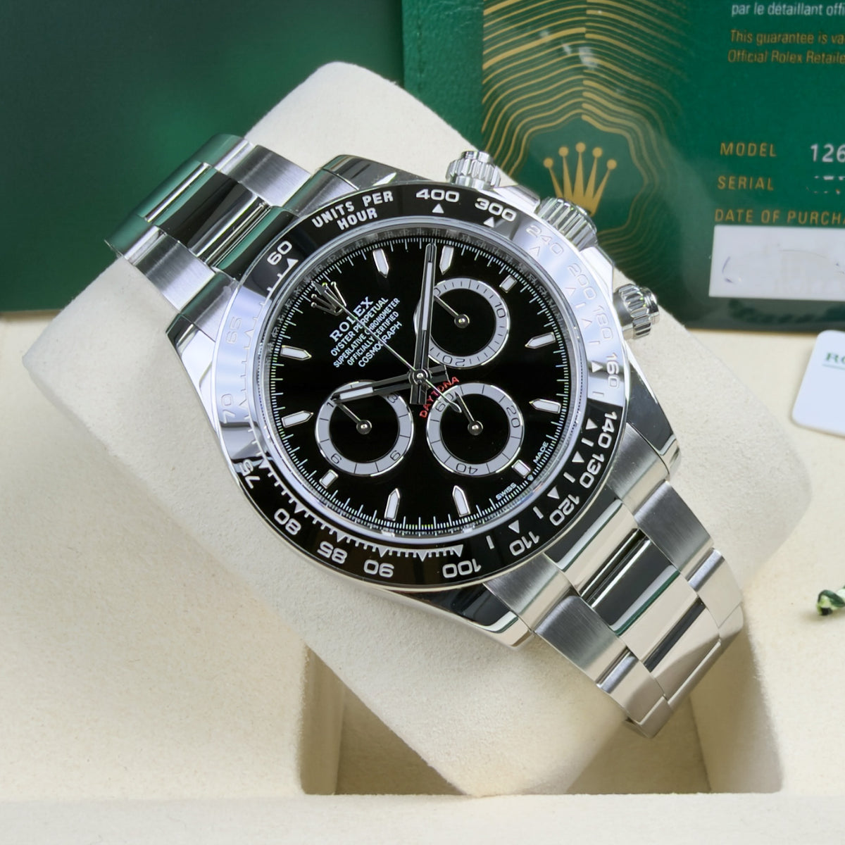 Rolex Cosmograph Daytona Black - Unworn with Box & Papers 2026 (MK)