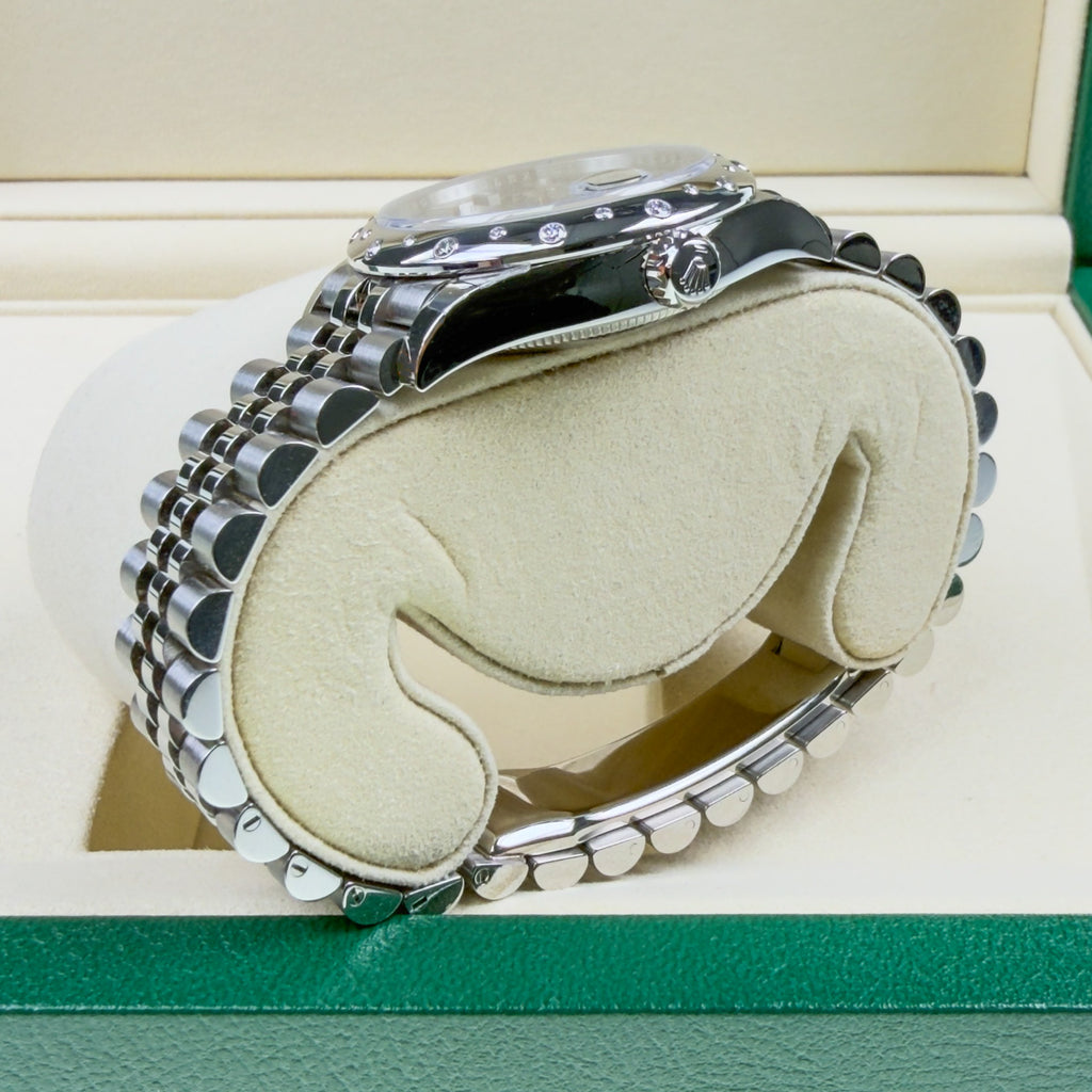 Datejust 31 Mint Green Diamonds - Unworn with Box and Papers 2026