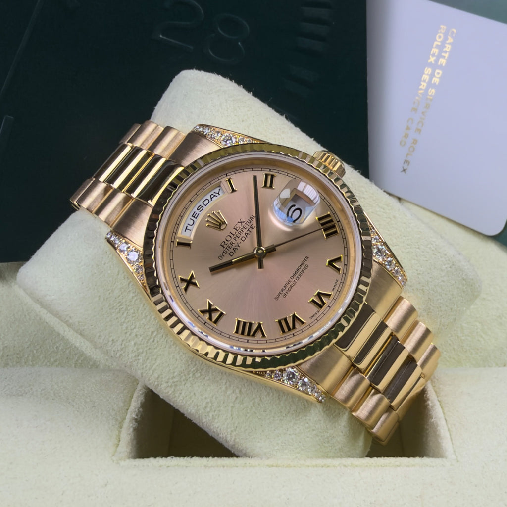 Rolex Day-Date President Diamond - Box and Papers March 2007