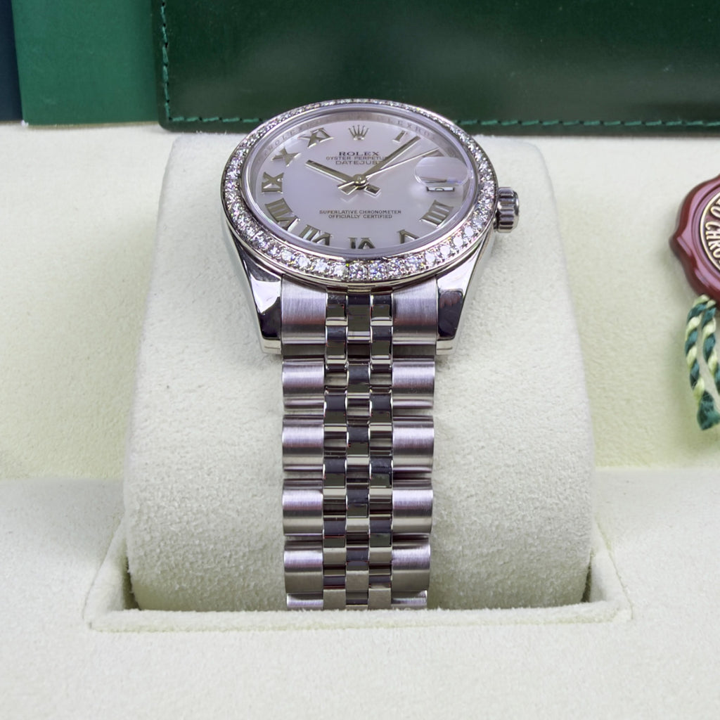 Rolex Datejust Lady 31 Mother Of Pearl Diamond Bezel - Box and Papers