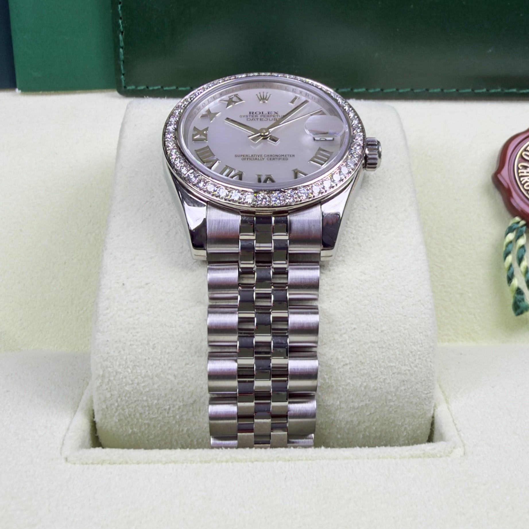 Rolex Datejust Lady 31 Mother Of Pearl Diamond Bezel - Box and Papers