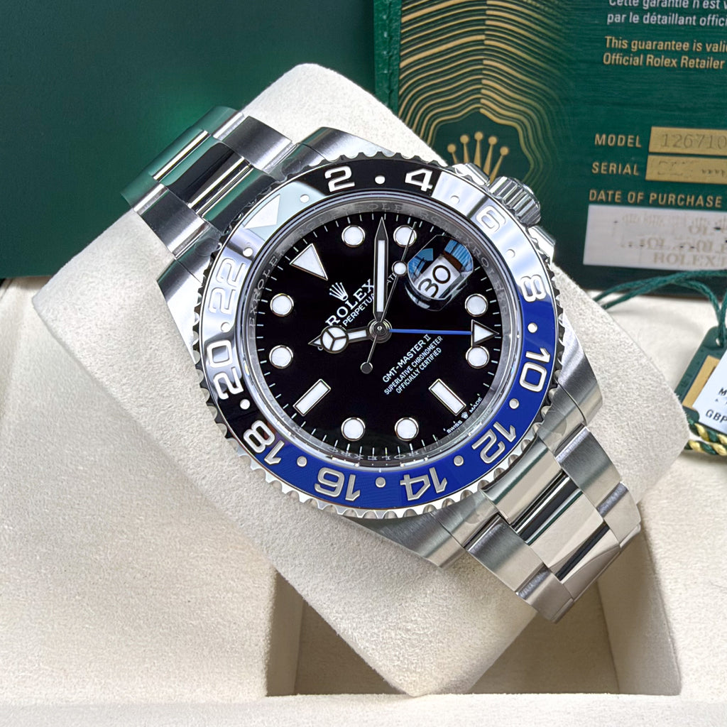 Rolex GMT Master-II Batman - Unworn with Box and Papers 2026
