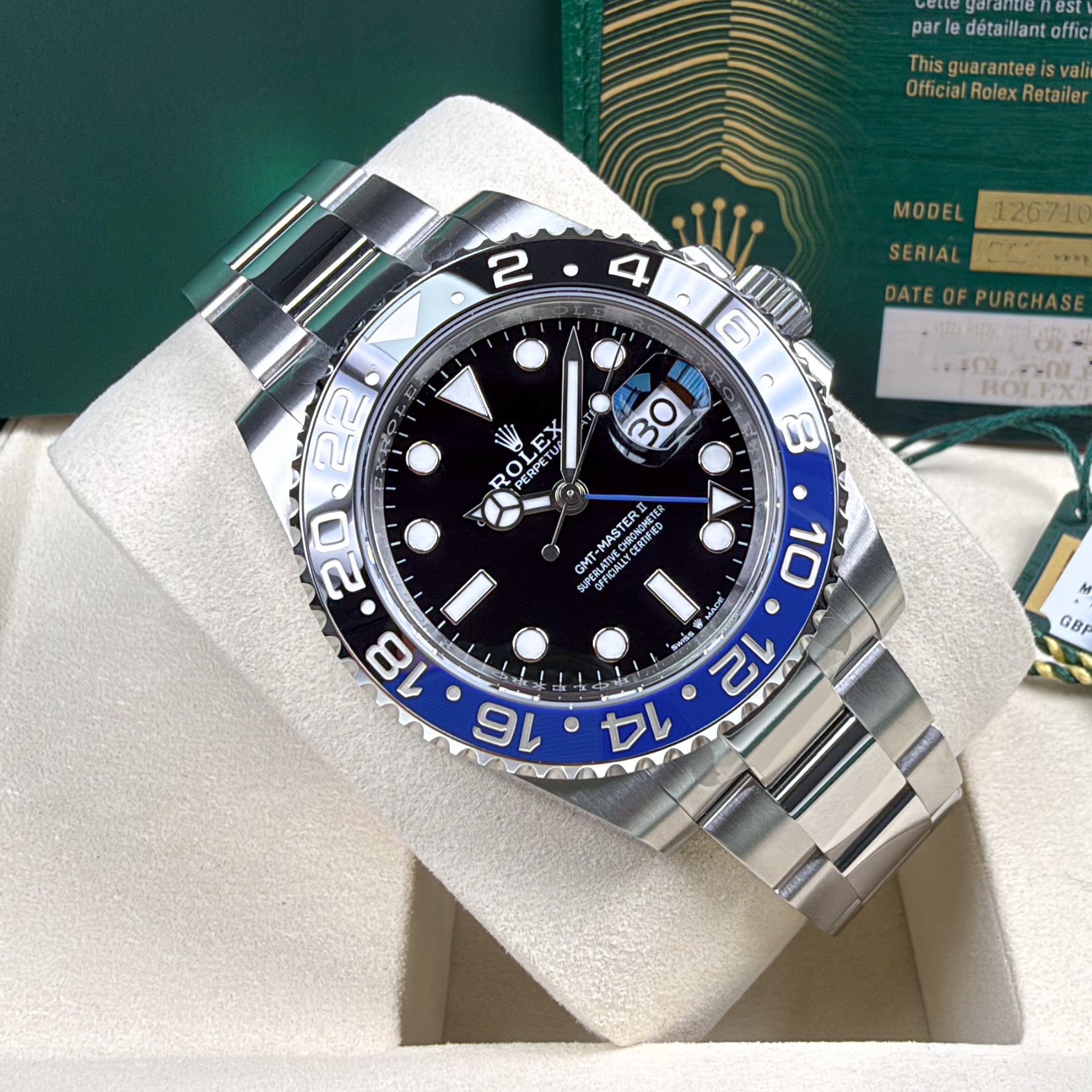 Rolex GMT Master-II Batman - Unworn with Box and Papers 2026