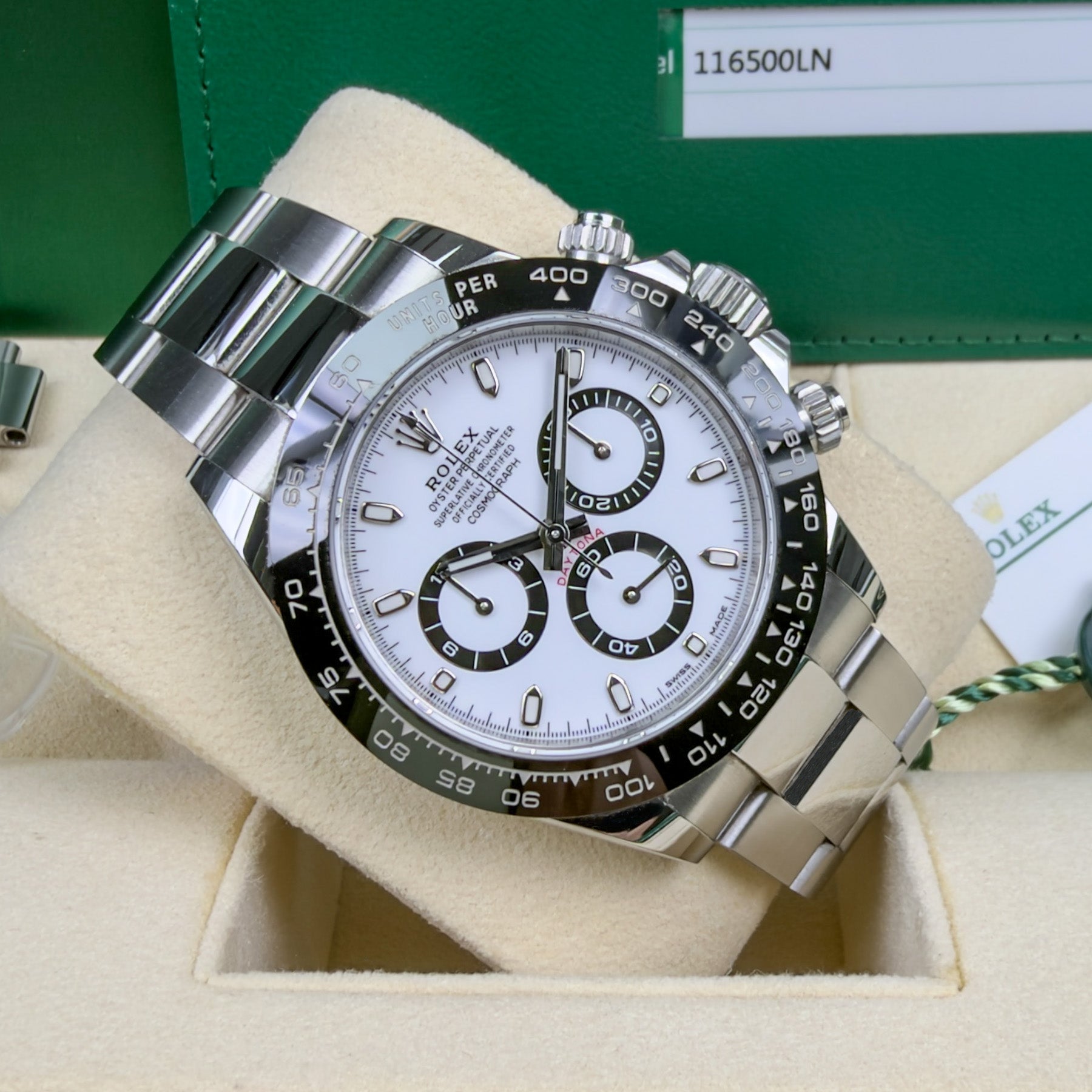 Rolex Cosmograph Daytona 'Panda' - Unpolished with Box & Papers 2019 (MR)