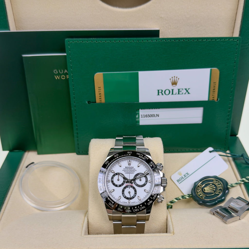 Rolex Cosmograph Daytona 'Panda' - Unpolished with Box & Papers 2019 (MR)