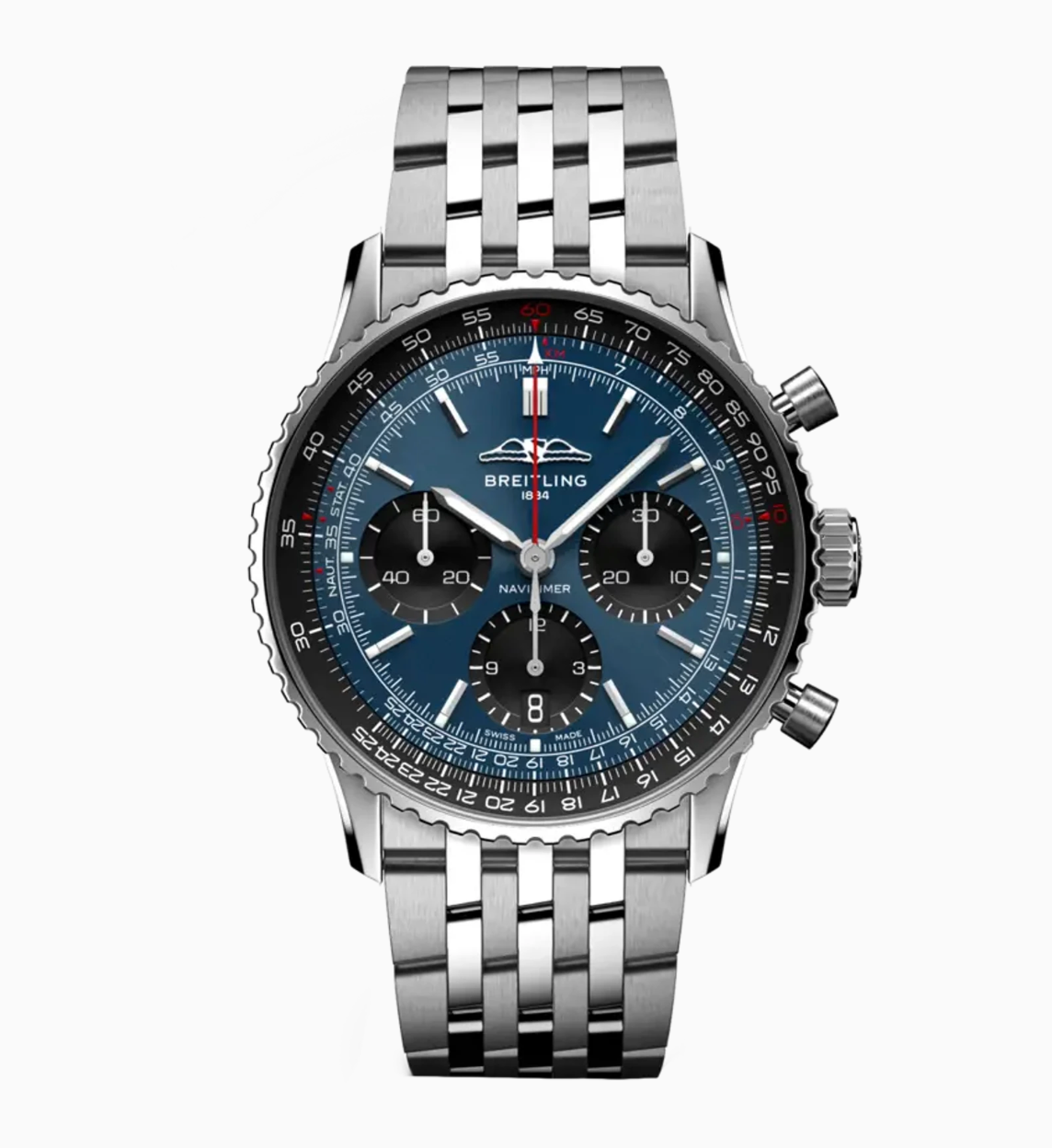 Breitling Navitimer B01 Chronograph 41 Blue Dial Stainless steel