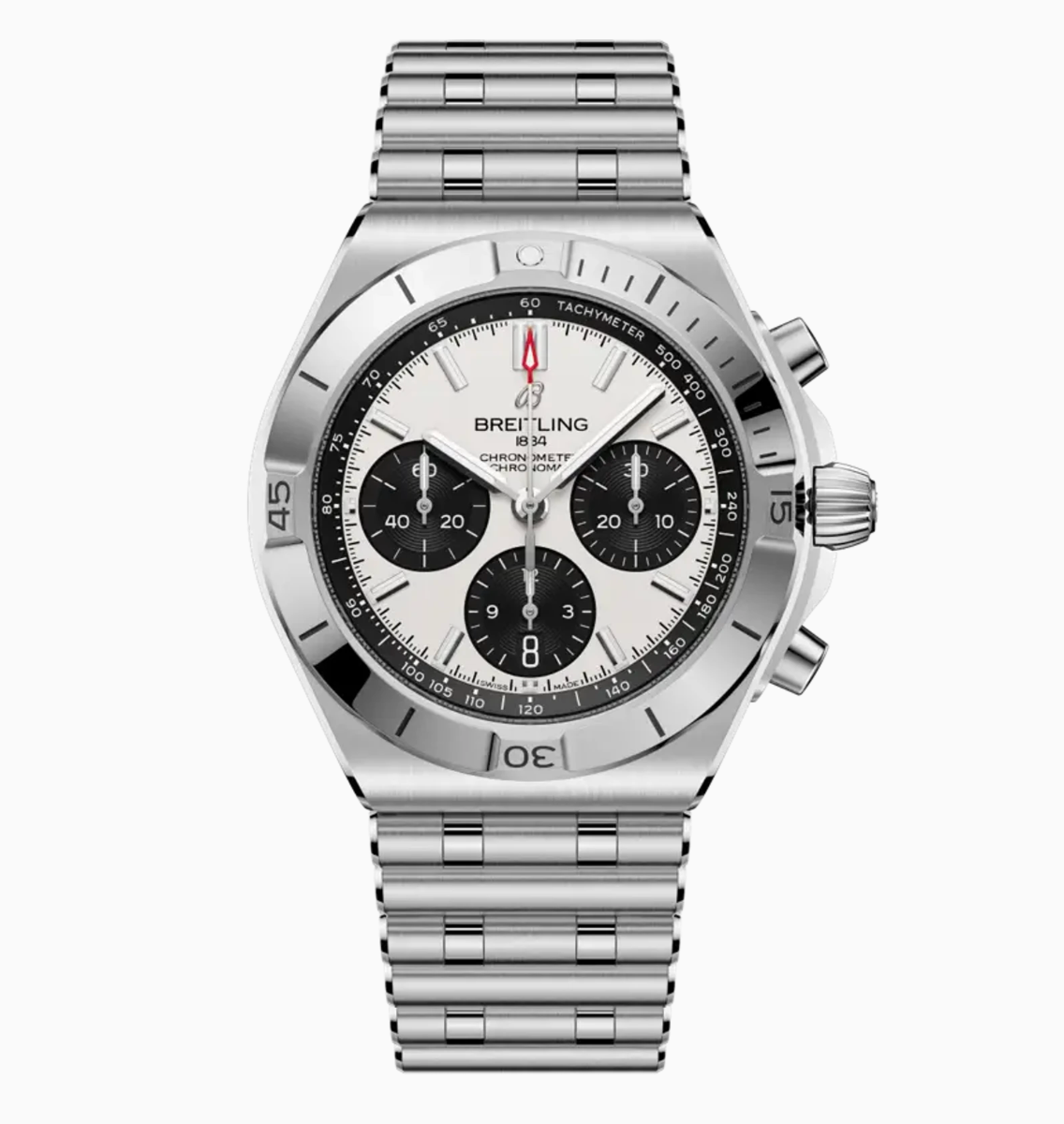 Breitling Chronomat B01 Chronograph 42 White Dial Stainless steel